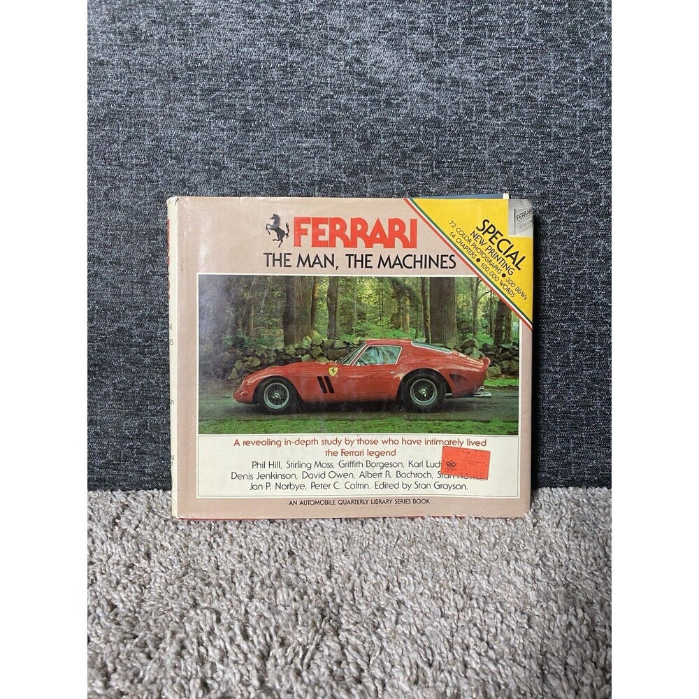 FERRARI THE MAN THE MACHINES HILL MOSS GRAYSON AUTOMOBILE QUARTERLY 1975